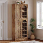 Meuble de rangement pour chaussures de 180 cm de haut | 9 niveaux, 27-36 paires, étagères amovibles