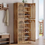Meuble de rangement pour chaussures de 180 cm de haut | 9 niveaux, 27-36 paires, étagères amovibles