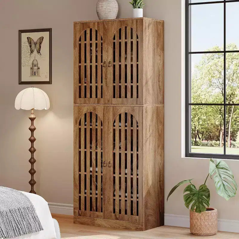 Meuble de rangement pour chaussures de 180 cm de haut | 9 niveaux, 27-36 paires, étagères amovibles