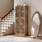 Meuble de rangement pour chaussures de 180 cm de haut | 9 niveaux, 27-36 paires, étagères amovibles