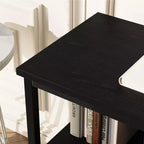 Meuble TV commode 50" | Meuble TV avec tiroirs et étagères pour chambre à coucher
