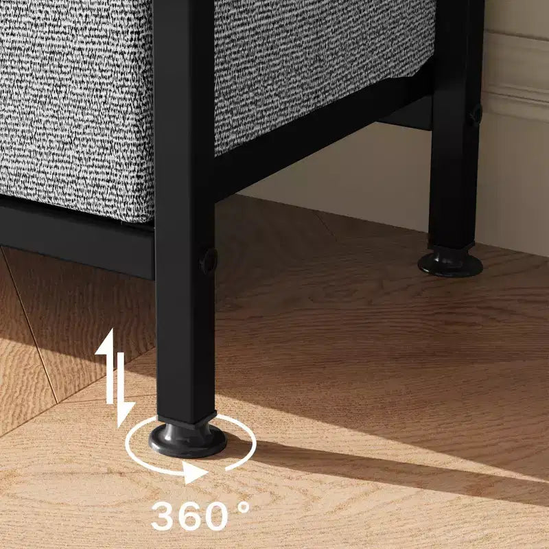 Meuble TV commode 50" | Meuble TV avec tiroirs et étagères pour chambre à coucher