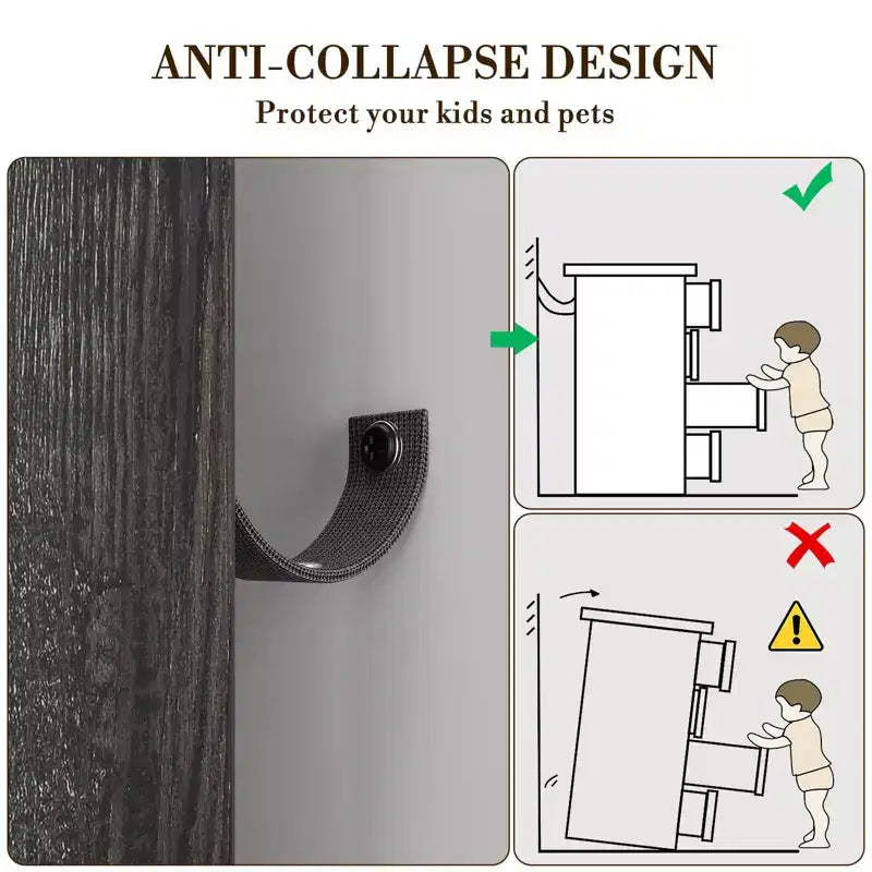Buffet Bahut Rangement 4 Portes Canelé | Meuble TV & Bar à Café, Étagères Réglables