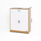 Étagère à chaussures autoportante en bois à 4 niveaux | Tablettes réglables, Meuble de rangement pour chaussures