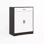 Étagère à chaussures autoportante en bois à 4 niveaux | Tablettes réglables, Meuble de rangement pour chaussures