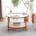 Table de chevet Gloria à 2 tiroirs | Table de chevet compacte avec rangement