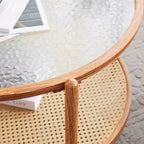 Table de chevet Gloria à 2 tiroirs | Table de chevet compacte avec rangement