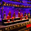 Étagère à Liqueurs Lumineuse LED 2/3/4 Niveaux | Présentoir à Bouteilles Rétroéclairé en Acrylique, Télécommande/Application
