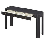 Console rustique et table d'entrée | 3 tiroirs dissimulés, pieds épais et robustes