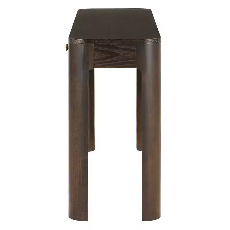 Console rustique et table d'entrée | 3 tiroirs dissimulés, pieds épais et robustes