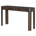 Console rustique et table d'entrée | 3 tiroirs dissimulés, pieds épais et robustes
