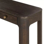 Console rustique et table d'entrée | 3 tiroirs dissimulés, pieds épais et robustes