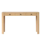 Console rustique et table d'entrée | 3 tiroirs dissimulés, pieds épais et robustes