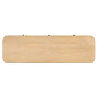 Console rustique et table d'entrée | 3 tiroirs dissimulés, pieds épais et robustes