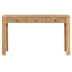 Console rustique et table d'entrée | 3 tiroirs dissimulés, pieds épais et robustes