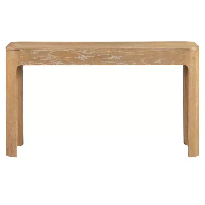 Console rustique et table d'entrée | 3 tiroirs dissimulés, pieds épais et robustes