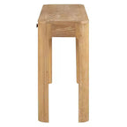 Console rustique et table d'entrée | 3 tiroirs dissimulés, pieds épais et robustes