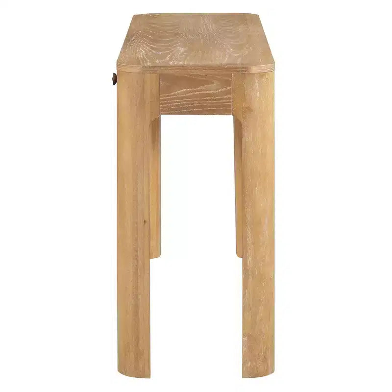 Console rustique et table d'entrée | 3 tiroirs dissimulés, pieds épais et robustes