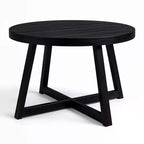 Table à manger ronde classique de 47 po | 4 places, Design moderne