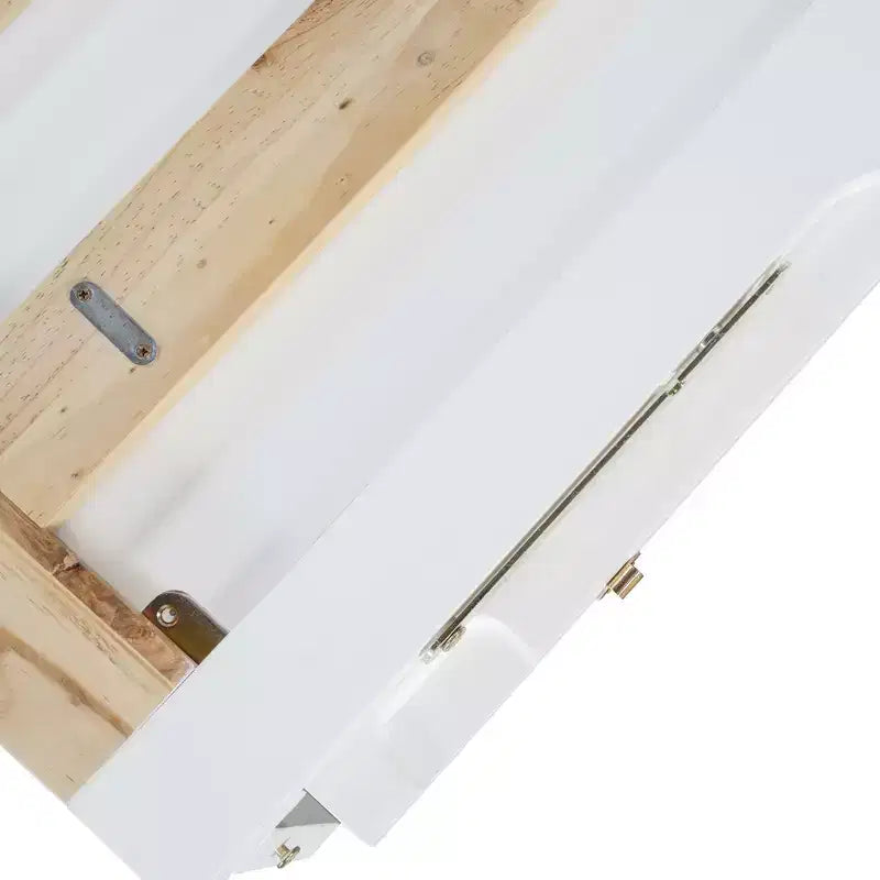 Lit escamotable Queen Murphy avec pieds dorés | Lit pliant pour chambre d'amis