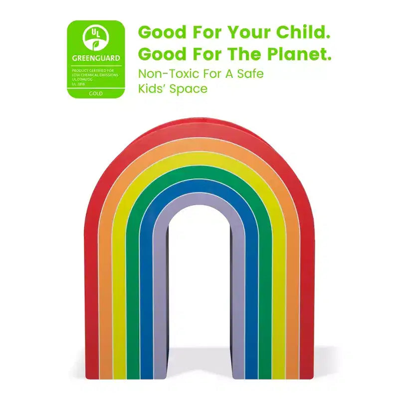 Bibliothèque Arc-en-ciel pour enfants | Rangement coloré pour chambre d'enfant
