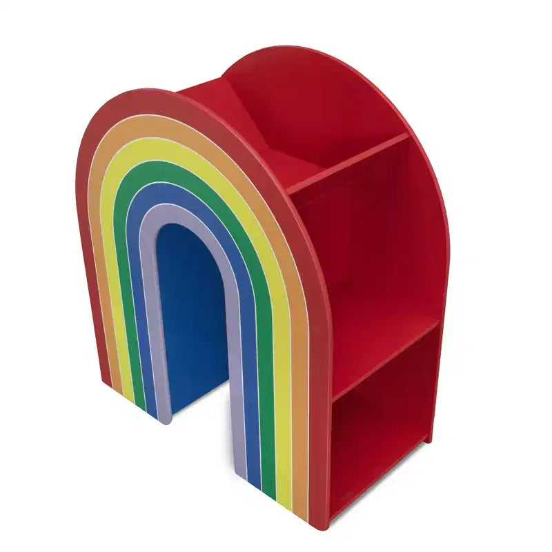 Bibliothèque Arc-en-ciel pour enfants | Rangement coloré pour chambre d'enfant