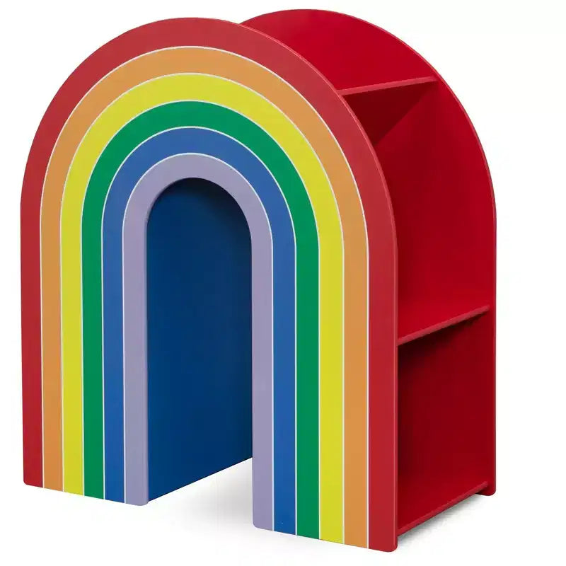 Bibliothèque Arc-en-ciel pour enfants | Rangement coloré pour chambre d'enfant