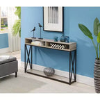 Console de luxe Tucson avec étagère | Meuble d'entrée et de salon