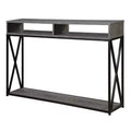 Console de luxe Tucson avec étagère | Meuble d'entrée et de salon