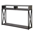 Console de luxe Tucson avec étagère | Meuble d'entrée et de salon