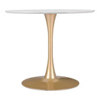 Table à manger ronde moderne Olympia | Table de cuisine et de salle à manger compacte de 90 cm