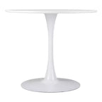 Table à manger ronde moderne Olympia | Table de cuisine et de salle à manger compacte de 90 cm