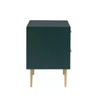Table de chevet à 2 tiroirs Gloria | Table de chevet compacte avec rangement