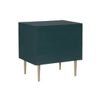 Table de chevet à 2 tiroirs Gloria | Table de chevet compacte avec rangement