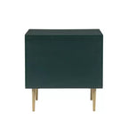 Table de chevet à 2 tiroirs Gloria | Table de chevet compacte avec rangement