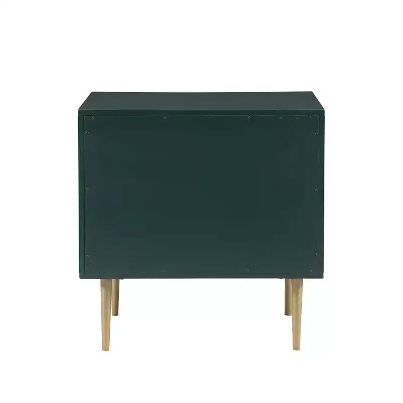 Table de chevet à 2 tiroirs Gloria | Table de chevet compacte avec rangement