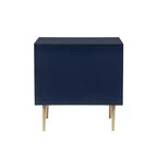 Table de chevet à 2 tiroirs Gloria | Table de chevet compacte avec rangement