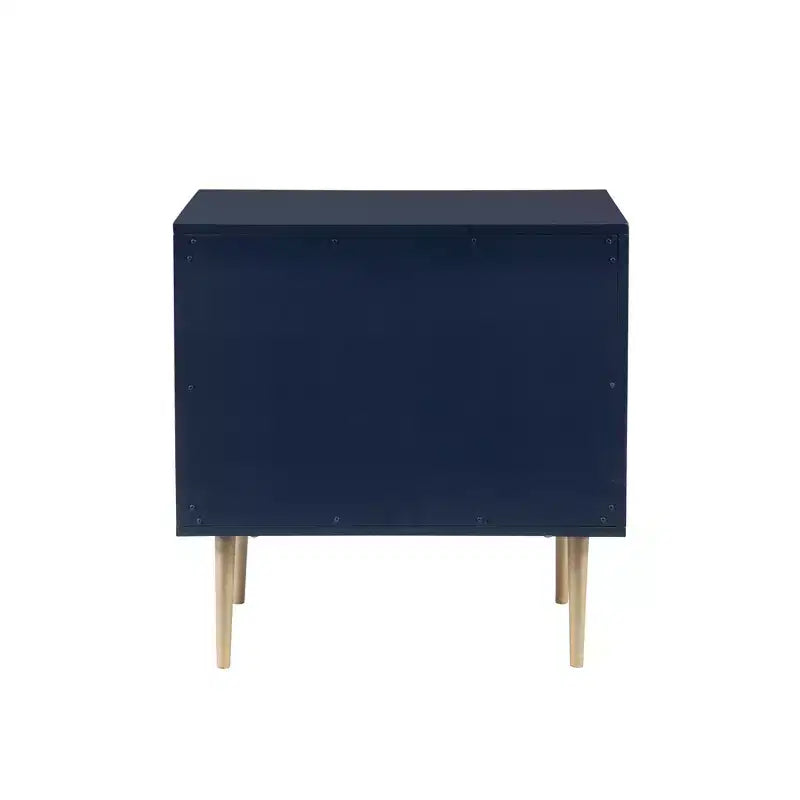 Table de chevet à 2 tiroirs Gloria | Table de chevet compacte avec rangement