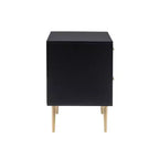 Table de chevet à 2 tiroirs Gloria | Table de chevet compacte avec rangement