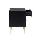 Table de chevet à 2 tiroirs Gloria | Table de chevet compacte avec rangement