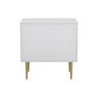 Table de chevet à 2 tiroirs Gloria | Table de chevet compacte avec rangement