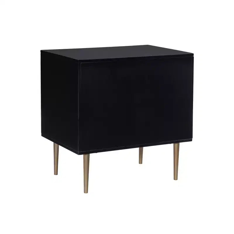 Table de chevet à 2 tiroirs Gloria | Table de chevet compacte avec rangement