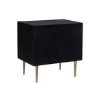 Table de chevet à 2 tiroirs Gloria | Table de chevet compacte avec rangement