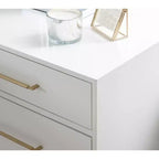 Table de chevet à 2 tiroirs Gloria | Table de chevet compacte avec rangement