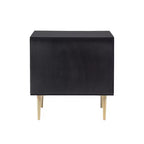 Table de chevet à 2 tiroirs Gloria | Table de chevet compacte avec rangement